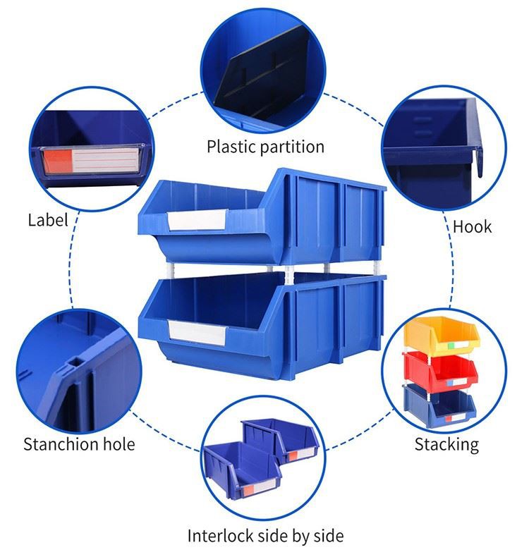 plastic stacking bins