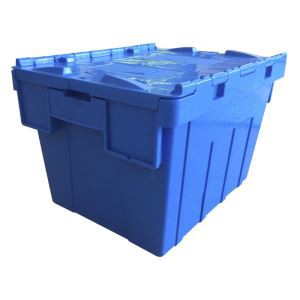 Kaxxa li Tiċċaqlaq tal-Plastik Stackable