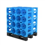 Rack tal-Ilma Bottled tal-plastik