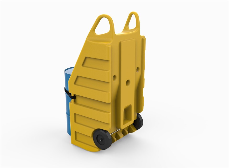 Wholesale 200L Poly Spill Bunded Drum Trolley